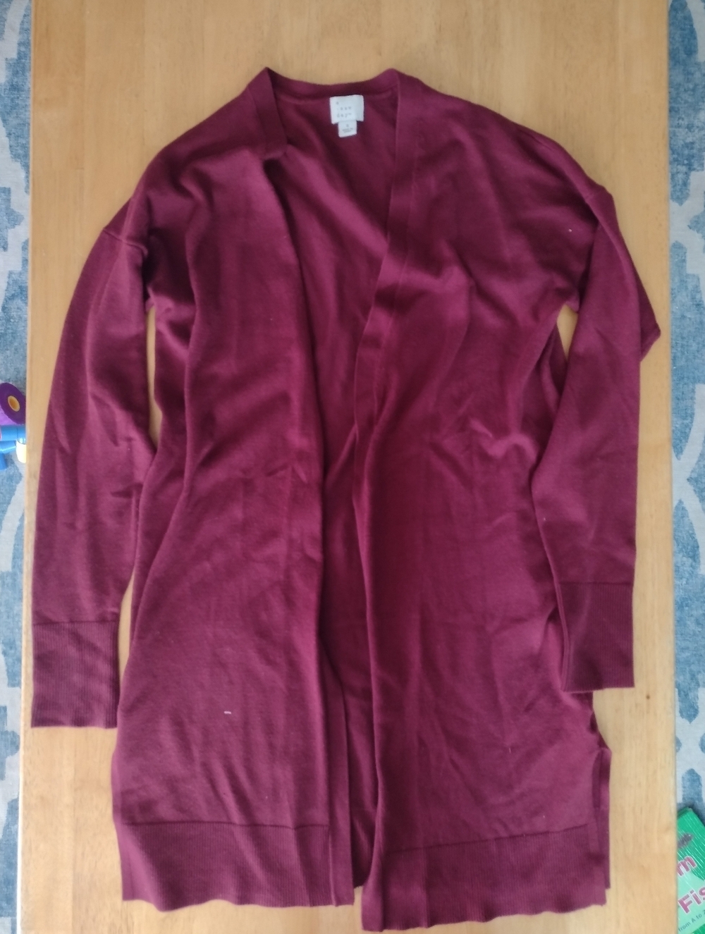 2 For $9 Maroon Sweater/ Cardigan
